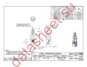 LCBS-TF-14-19 datasheet  